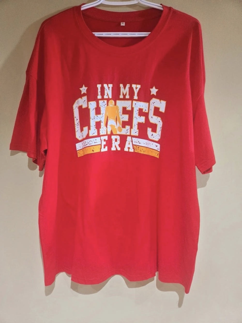 In My Chiefs Era Red Travis Kelce 87 Tee Size M
